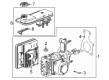 Cadillac ESCALADE IQ ABS Pump And Motor Assembly Diagram - 85611400