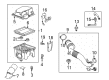 Cadillac SRX PCV Valve Hose Diagram - 55568836