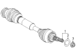 GMC Hummer EV SUV Axle Shaft Diagram - 85034815