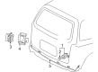 Buick Terraza Parking Assist Sensor Diagram - 89047101