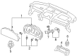 Pontiac G8 Instrument Cluster Diagram - 92234153