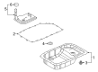 Cadillac CTS Automatic Transmission Filter Diagram - 24252158