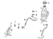 Saturn Astra Power Steering Pump Diagram - 93196804