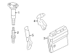 Pontiac Vibe Engine Control Module Diagram - 19205570