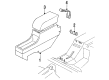 Pontiac Center Console Base Diagram - 12511266
