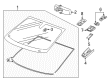 Buick Windshield Diagram - 39186835
