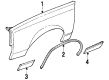 Oldsmobile Fender Diagram - 22506838