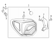 Buick Encore GX Tail Light Diagram - 42853009