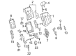 Cadillac DTS Seat Covers Diagram - 25984394
