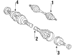 Chevy Nova CV Boot Diagram - 26013238