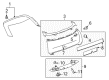 Cadillac CTS Body Mount Hole Plug Diagram - 20860952