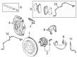 Cadillac CT4 Brake Pads Diagram - 86780718