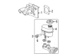 Chevy Suburban 2500 Brake Booster Diagram - 19371366