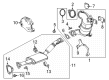 Chevy Trailblazer Muffler Strap Diagram - 55513359