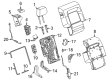GMC Hummer EV SUV Seat Cushion Diagram - 85667382