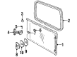 Pontiac Montana Door Seal Diagram - 10353840