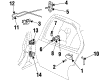 Oldsmobile Intrigue Exterior Door Handle Diagram - 10439376