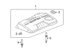 Chevy Engine Cover Diagram - 12634977