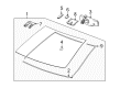 Buick LaCrosse Windshield Diagram - 20985875