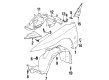 Saturn SC1 Fender Diagram - 21112471