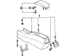 Chevy Prizm Center Console Base Diagram - 94857405