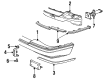 Cadillac Seville Bumper Cover Diagram - 3548886