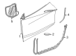 Chevy Corvette Door Seal Diagram - 84688858