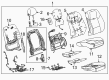 Cadillac CTS Seat Cushion Diagram - 23157418