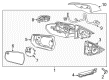 Chevy Malibu Car Mirror Diagram - 23372270