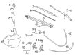 Saturn Wiper Linkage Diagram - 22699213