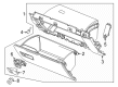 Chevy Silverado EV Glove Box Diagram - 86526426