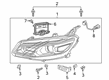 Chevy Malibu Headlight Diagram - 84650575
