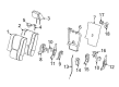 Pontiac Seat Covers Diagram - 89026604