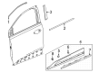 Chevy Bolt EUV Door Moldings Diagram - 42788373
