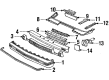 Chevy Lumina APV Air Deflector Diagram - 10038241