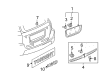 Pontiac Vibe Emblem Diagram - 15809935