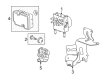 Chevy Equinox ABS Pump And Motor Assembly Diagram - 19301496