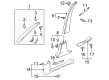 Cadillac SRX Interior Door Handle Diagram - 25770387