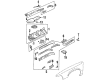 Cadillac Battery Tray Diagram - 25660102