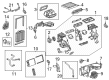 GMC Terrain Blower Motor Diagram - 85116875