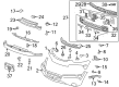 Chevy Captiva Sport Air Deflector Diagram - 20918832