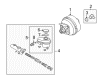 Buick Lucerne Brake Master Cylinder Repair Kit Diagram - 19418188