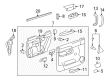 Chevy Silverado 1500 Interior Door Handle Diagram - 25932418