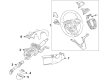 Chevy Steering Column Seal Diagram - 13371943