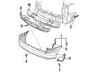 Oldsmobile Silhouette Bumper Cover Diagram - 10291139