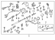 Chevy Express 2500 Windshield Wiper Switch Diagram - 26100985