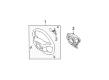 Pontiac Vibe Cruise Control Switch Diagram - 88974274