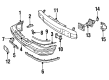 Buick Commercial Chassis Bumper Cover Diagram - 10186201