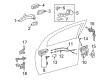 Pontiac Interior Door Handle Diagram - 19184205