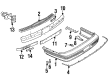 Oldsmobile 98 Bumper Cover Diagram - 25559751